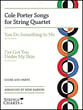 COLE PORTER SONGS FOR STRING QUARTET -P.O.P. cover